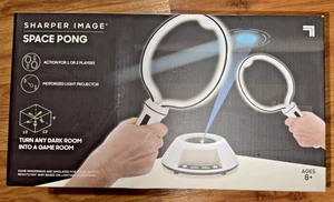 Sharper Image Virtual LED Space Pong 1 or 2 Players Projected LED Ball - NEW!! - Picture 1 of 3