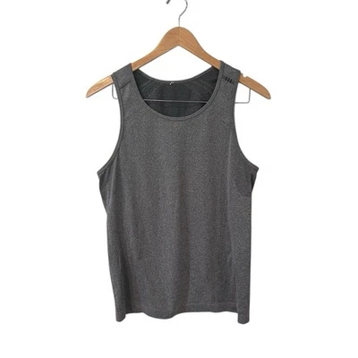Camiseta sin mangas Lululemon para hombre pequeña gris atlética sin mangas entrenamiento correr Foto 1 de 4