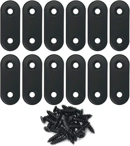 Tutore Dritto Acciaio Inox Nero Dritto Piatto 16 X 40 Mm Dritto Cor - Foto 1 di 5