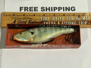 Rapala GLR 15 BG Bluegill Glidin' Rap 15 Musky Lure Used (?) PLASTIC TOP MISSING - Picture 1 of 5