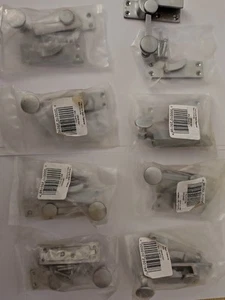 8 X Quadrant Sash Window Fasteners Satin Chrome - Picture 1 of 6