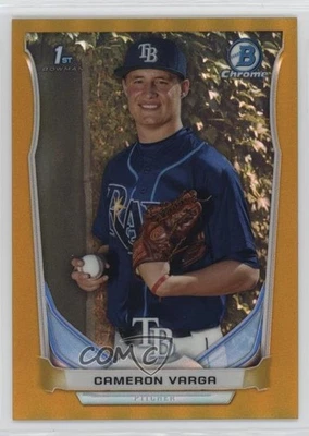 2014 Bowman Draft Chrome Gold Refractor /50 Cameron Varga #CDP57 - Image 1 of 2