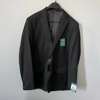 NWT Indochino Men’s Suit Jacket Modern Slim Fit Size  44R Black 2 Button Closure - Image 1 of 4