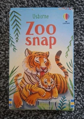 Usborne Zoo Snap card game - 52 snap cards with 13 matching sets of 4. - Image 1 of 4