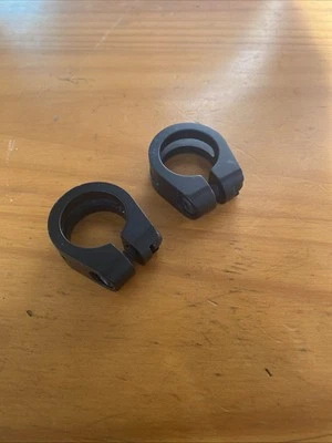 Par de abrazaderas de marco de reposapiés para silla de ruedas para Tilite TR, TRA, AeroT, Twist Foto 1 de 2