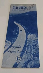 1957 National Park Service Blue Ridge Parkway Brochure With Map - Picture 1 of 6
