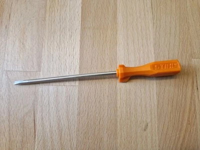 Original Stihl Schlitz Schraubendreher für Vergaser Schlitzschrauben schmal - Bild 1 von 4
