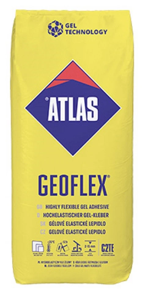 Atlas Geoflex C2TE 2-15mm elastischer Fliesenkleber Bad Dusche Fliese Flexkleber