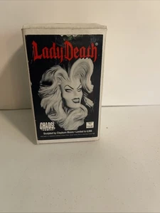 1994 Chaos! Comics Lady Death Ornament 1531/6000 Clayburn Moore Original Box - Picture 1 of 6