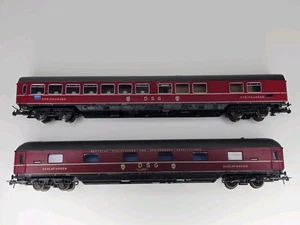Lot Of 2 Roco - Ho Scale - DSG Passenger Cars - No Box - Worn - Picture 1 of 17