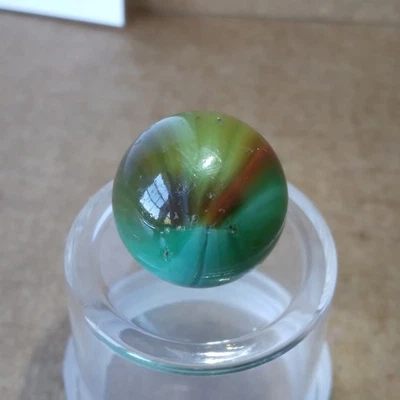 .63" Vintage Marble - Master Marble Sunburst Vitro Akro Foto 1 de 4