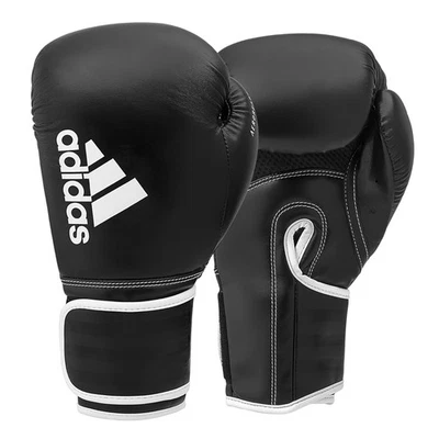 Guantes de Boxeo Duraderos 10Oz Negro Blanco Para Entrenamiento Sparring Kickboxing Mma Foto 1 de 4