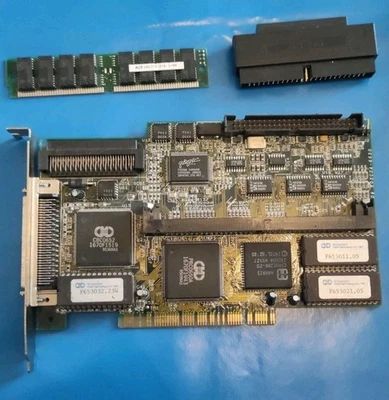 CMD FCC ID KOSCSA-6530 SCSI Karte mit SIMM Speicher 8 Ram und Adapter Stecker  - Bild 1 von 4