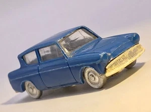 Tri-Ang Minix🔥1964 Ford Anglia No.1 Blue Miniature - Made In England - Picture 1 of 10