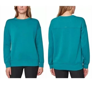 NUEVA Sudadera Mondetta Tejida Buceo Cuello Redondo Verde Azulado Talla L - Imagen 1 de 14