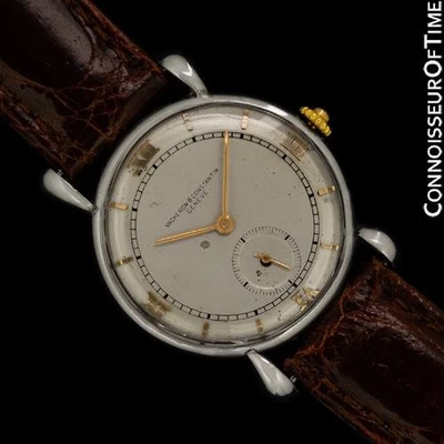 1942 VACHERON & CONSTANTIN Vintage Mens Tear Drop Watch - Original with Warranty - Image 1 of 4
