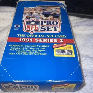 1991 PRO SET NFL SERIES 1 FOOTBALL FACTORY NEW) 36 PACKS See Picture Box Damage - Picture 1 of 5