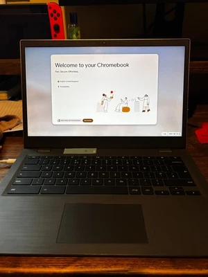 Lenovo Chromebook 14” | AMD A4-9120C | 4GB RAM | 32GB eMMC | ChromeOS - Image 1 of 4