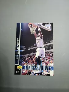 KEVIN GARNETT 1997 UPPER DECK STARTING LINEUP CARD - MINNESOTA TIMBERWOLVES - Picture 1 of 2