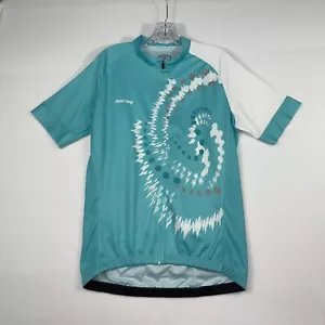 Maglia ciclismo Beroy - maniche corte, zip intera - blu turchese - donna XL - Foto 1 di 15