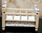 Calico Critters Sylvanian Families Drop Side Baby Crib 3" Wide x 2" Tall x 1.75"