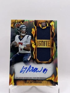 2023 Topps Composite CJ Stroud RPA /149 Dual Relic Resurgence Ignite Patch Auto - Picture 1 of 2