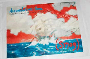 SMOG ACCUMULATION NONE 17x23" PROMO POSTER for LP CD Bill Callahan will oldham - Picture 1 of 1