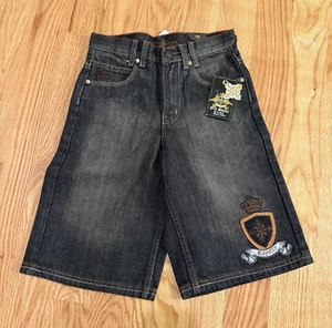 NEW W/ Tags Early Y2k Old Skool Jean Shorts Youth Size 8 - Picture 1 of 8