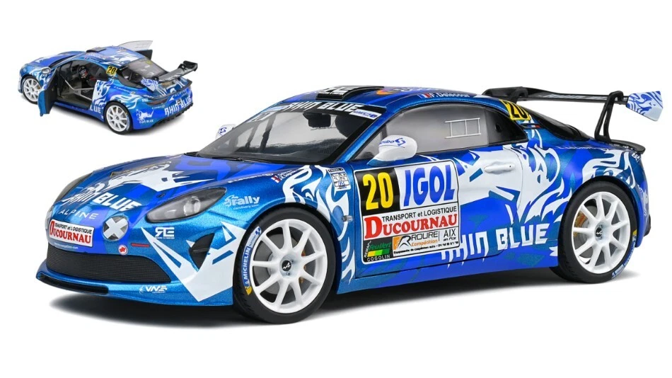 Alpine A110 #20 Rally Du Var 2021 Night Version Delecour/guigonnet 1:18 Model - Immagine 1 di 1