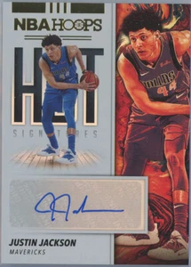 Hoops Hot Signatures 2019-20 #HS-JJK Justin Jackson Mavericks automático - Imagen 1 de 1