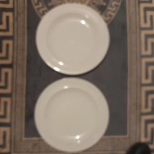 White By Denby China Dinner Plates 11" (29cm) x 2 - Picture 1 of 4