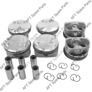 6PCS Pistons Rings Kit 10.7:1 Fit BMW E90 E60 E61 E83 128i 328i 528i X1 N52 3.0L - Picture 1 of 5