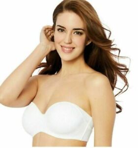 Bali NWT White One Smoothing Strapless Multiway Underwire Bra DF6562 $42