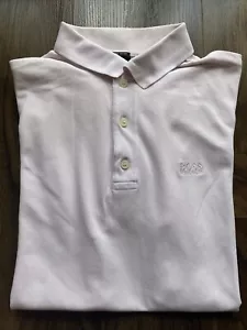 Hugo Boss “Ferrera” Flamingo Pink Polo UK (L) Reg Fit 42” Short Length RRP £95 - Picture 1 of 17