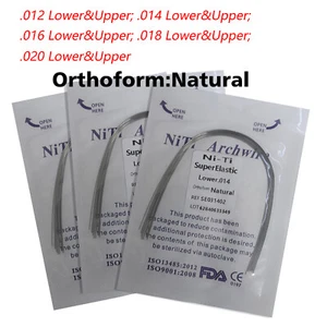 Dentista Orthodontic Niti Arch Wire Super Elastic Natural Nature Form Round size