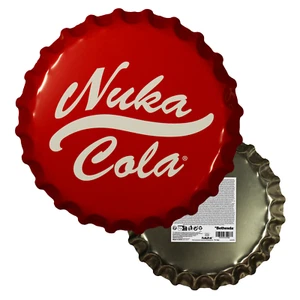 Fallout Nuka-Cola Bottle Cap Large Novelty Tin Sign - Afbeelding 1 van 6