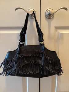 Hogan Fringed Shoulder Bag, EUC - Picture 1 of 8
