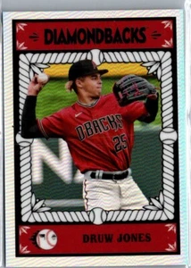 Bowman Chrome Druw Jones Prospect Bowman Ascensioni 2023 - Foto 1 di 2