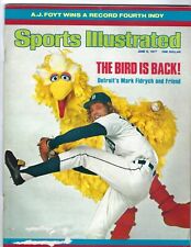 ⚾️ MARK FIDRYCH Sports Illustrated June 6, 1977,  Detroit Tigers, Big Bird
