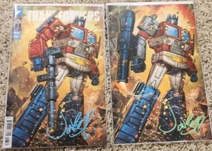 Transformers #7 - Jonboy Meyers - Dallas Fan Expo - Signed Set - With COA - Picture 1 of 4