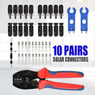 For Mc4 Crimper Solar Pv Crimping Hand Pliers Terminals Cable Connector Tool Kit