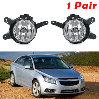 Par de faros antiniebla para parachoques delantero izquierdo derecho Chevrolet Cruze 2009-2014 Foto 1 de 4