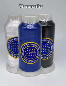 3 x cones / spool Embroidery machine polyester thread 5000 yds - Picture 1 of 1