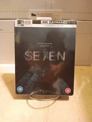 NEW (Se7en) Seven 4K SteelBook UHD Blu-ray (UK)[1995] No Dent - Ships Next Day - Image 1 of 4
