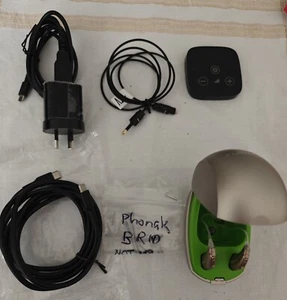 Phonak Brio 5 Rechargeable Hearing Aids (Left & Right) & TV Streamer - Picture 1 of 4