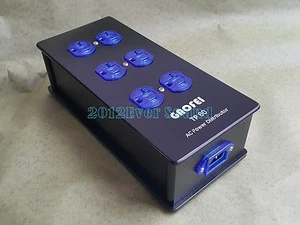 1x Distribuidor de Alimentación de CA Mains HIFI TP60R 6 Salidas Toma de Cobre Rodio Puro - Imagen 1 de 7