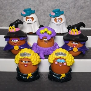 Vintage McNugget McDonald's Happy Meal Halloween Nugget Buddies 1992 Lot of 7 - Picture 1 of 10