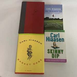 Menge 4 Carl Hiaasen Bücher: Korbkoffer, Skinny Dip, Die Downhill-Lüge, Star Is - Bild 1 von 3