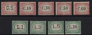 1924 San Marino Segnatasse Cifra in bruno - Colori del riquadro modificati MNH - Imagen 1 de 1