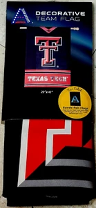 Texas Tech Red Raiders Decorative Suede Foil Team Flag 29" x 43" - Picture 1 of 1